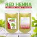100g Red Henna Lawsonia Inermis Powder - Natural Hair Dye - Buy Online on GoSupps.com