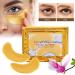 24k Gold Eye Collagen Patch Soothing Eye Gel Patch Eye Fundus Patch Used For Reducing Dark Circles Moisturizing Edema and Bags Under Eyes Anti-Wrinkle-Eye Patch Gel (10 Pairs of * Gold) - Buy Online on GoSupps.com