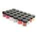 Healeved 96 Boxes Nail Crystal Powder Neon Acrylic Nail Carving Powder Pigment Powder for Nails Dip Powder Pp