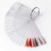 50 Pieces Manicure Tools Nail Art Display - UV Gel Acrylic Beauty Tool | Transparent Long Stiletto Fake Nails & DIY Tips - Buy Online on GoSupps.com