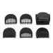 Beard Trimmer Head Comb Replacement Styling Set with 5 Adjustable Combs for Precise Grooming Guided Comb Trimming Set