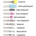 10 Piece Nail Drill Set Nail Cutter Bits for Electric Nail File Removing Gel Acrylic Cuticle Manicure Pedicure Home DIY Tool - Buy Online on GoSupps.com