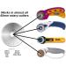 Ultima 45mm Rotary Cutter Blades  10 Blades Per Pack  Fits Most Rotary Cutters Including Fiskars  Olfa  Martelli and TrueCut  Cuts Quilting Fabric  Leather  and More - Buy Online on GoSupps.com