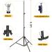 CPLIRIS 6.5x10ft Adjustable Backdrop Stand for Parties - Includes 4 Spring Clips, 2 Sandbags, and 4 Holder Clips for Baby Shower, Birthday, and Events - Buy Online on GoSupps.com