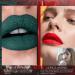 Dark Ruby Red Green Matte Liquid Lipsticks Set - Smudge Proof, Waterproof 24 Hour Long Lasting Matte Lipstick - 3Pcs Skull Face Makeup Kit - Buy Online on GoSupps.com