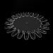 20Pcs Clear False Nail Swatches Wheels - Nail Polish Display for Manicure - Nail Art Color Show (20 Tips) - Buy Online on GoSupps.com