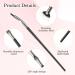 3PCS Folding Lash Brushes Set - Scalloped Mascara Fan Brush & Soft Eyebrow Comb - Eye Makeup Tools for Perfect Lash Application - Buy Online on GoSupps.com