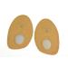 Leather half soles with pad size half sole from Bergal 35/36