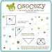 OsoCozy Bleached Birdseye Flat Cloth Diapers - 100% Cotton - White - 27.5 x 30.5 Inches - 1 Dozen - Buy Online on GoSupps.com