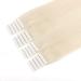 Six Star Hair Tape Extensions - Real Remy Hair #60 Blonde 20 Pieces 50g 12 Inch Adhesive Extensions - Buy Online on GoSupps.com
