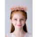 IYOU Princess Wedding Headband Crown Purple Flower Hair Bands Tiaras Crystal Bridal Hair Accessories for Girls - Buy Online on GoSupps.com