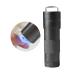 Mini UV Light Nail Dryer for Nails, Mini UV LED Nail Lamp Presser with Silicone Head, Portable Small UV Light for Gel Nails, Perfectly Flatten Nail Accessories, Fits All Nail Arc (Black)
