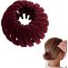 Magic Hair Clips Bird Nest Velvet Magic Hair Clip Convenient Styling Accessories for Long Short Curly Straight Hair Anti-slip Hair Supplies for Work Study Makeup Facial Washing home Wine Red - Buy Online on GoSupps.com