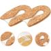 Healvian 4 Pairs Transparent Heel Pad Insoles for Women & Men - Silicone Plantar Heel Cups for Overpronation & Comfort - Half Shoe Accessories - Buy Online on GoSupps.com