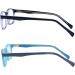 Kids Blue Light Blocking Glasses 2 Pack - Anti Blue Ray Eyeglasses for Computer Games - Blue+Black - Buy Online on GoSupps.com