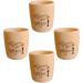 Set of 4 Drinking Cups Japanese Cups Handmade Natural Bamboo Cups Multifunctional Hot Cold Drinking Cups Japan Water Cups - Buy Online on GoSupps.com