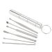 6 Pcs Earwax Removal Tools Kit Stainless Steel Ear Picker Ear Scoop Ear Wax Collector Ear Spoon Wax Remover with A Storage Box