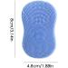Silicone Face Scrubber Small Deep Cleaning Face Brush Silicone Scrubber | Everyday Skincare Soft Bristles Manual Massaging Brush for Bathroom Travelling Blue - Buy Online on GoSupps.com