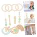 Totority 4pcs Baby Gym Hanging Toy Set - Nursery Decor & Exercise Equipment for Kids | Green, 26X8.5CM - Buy Online on GoSupps.com