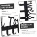 Cabilock Towel Hook Wall Mount Towel Rack Outdoor Towel Rack for Pool Modern Coat Hooks Wrought Iron Shelf - Buy Online on GoSupps.com