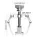 2-Piece Ingrown Toenail Lifter Tool Set - Stainless Steel Foot Care for Paronychia - Buy Online on GoSupps.com