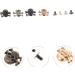 Hohopeti 40 Sets skull rivets leather rivets Retro Skull Rivet Buttons leather rivet kit shoe 3d ghost head A 2X1.5cm - Buy Online on GoSupps.com