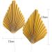 12 PCS Palm Leaf Fan Cake Topper Palm Spear Leaf Cupcake Toppers Cake Insert Decoration Leaves Topper for Party Wedding Cake Decorating - Buy Online on GoSupps.com