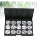 Didiseaon 15 Empty Cosmetic Case Travel Makeup Case Empty Eyeshadow Palette Estuche De Maquillaje Silver - Buy Online on GoSupps.com