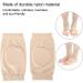 Soft Elastic Ankle Protection Sleeve Silicone Protective Pad Breathable Foot Heel Crack Sock Designed for Hockey Figure Roller - Buy Online on GoSupps.com