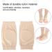 VINGVO Padded Heel Socks | Soft Elastic Ankle Sleeve & Silicone Protector for Heel Cracks | Breathable Comfort | International Shipping - Buy Online on GoSupps.com