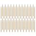 FOMIYES 50Pcs Wooden Lip Brush disposable lip lip disposable mascara applicator eyeshadow brush eyeshadow applicator lip gloss Lip Makeup Supplies portable