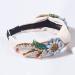 Yusier Baroque Rhinestone Crystal Headband for Women - Embroidered Hair Band in Beige | Exquisite Hair Accessory - Buy Online on GoSupps.com