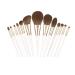 OXOAMP Makeup Brush 13 Makeup Brushes Synthetic Concealer Foundation Eye Shadow With White Gold Tapered Handle Makeup Foundation Brushes