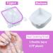 Nail Soaking Bowl Set for Gel Polish Remover & Cuticle Care - 2pcs Pink Soak Off Bowls with Tools - Buy Online on GoSupps.com