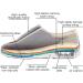 QSXWDCEF Orthopedic Diabetic Slippers for Swollen Feet | Adjustable Closure Sandals for Arthritis & Edema | Extra Wide Velcro Comfort | Senior Rehabilitation Shoes - Grey - Buy Online on GoSupps.com