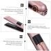 OHPHCALL 2pcs Curling Iron Pro Tools Portable Hair Straightener Travel Hair Straightener Golden Abs 21X4X3.5CMx2pcs Rose Goldx2pcs - Buy Online on GoSupps.com