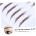 Balacoo 4pcs Eyebrow Stickers Makeup Stickers Imitation Eyebrows Eyebrow Tool Applique Water Proof 3d - Buy Online on GoSupps.com