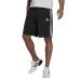 adidas Men's Essentials 3-Stripes Shorts Large Black/White