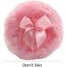 fluff'y Plush Body Puff - Baby Powder Body Puff | Soft Round Body Cosmetic Powder Loose Puff With Ribbon Bow fluff'y Powder PUFF'S For Powder For Body Body Powder Applicator For Baby Kid Adult Pink - Buy Online on GoSupps.com