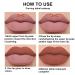 AMY'S DIARY 2pcs Nude Matte Lip Liner and Lipstick Set | Liquid Lipstick 24H | Waterproof & Long Lasting | Matt Lips Makeup Kit - Buy Online on GoSupps.com