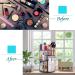 360 Degree Rotation Makeup Organizer Gray | Lazy Susan Cosmetics Storage Shelf | Rotating Display Rack for Countertop | Bathroom Counter Organizer - Buy Online on GoSupps.com