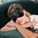 O Bester 100% 22 Momme Pure Mulberry Silk Sleep Mask | Adjustable Strap | Super Soft & Comfortable | Luxury Silk Eye Mask (Stars) - International Shipping Available - Buy Online on GoSupps.com