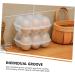 PRETYZOOM 2pcs Portable Egg Box Eggs Fridge Egg Container for Refrigerator Egg Boxes Travel Egg Tray Egg Plate - Buy Online on GoSupps.com