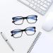 SIGVAN Blue Light Blocking Reading Glasses for Men & Women - 5 Pack Square Frame Spring Hinge Readers (1.5x) - Computer Glasses - Buy Online on GoSupps.com