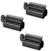 NUWIQ 3 Pieces Tube Squeezer Stainless Steel Squeezer Tube Press for Toothpaste Hand Cream or Mustard Black
