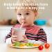 Haakaa Jolly Hippo Baby Straw Cup - Food Grade Silicone Sippy Cup for Infant 6+ Months | BPA Free Training Cup for Toddlers - Bluestone - Buy Online on GoSupps.com