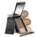 Eyebrow powder 3-color eyebrow palette makeup to enhance eyebrows eyebrow color powder with mirror for neutral eye makeup (2#) 2#Brown light brown skin tone