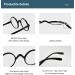 BLUESS Vintage Round Reading Glasses - Stylish Black Readers (1.50x Magnification) - International Shipping Available - Buy Online on GoSupps.com