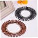 Stretch Hair Combs Plastic Full Circle Headband Flexible Hair Clip Sports Hair Wrap Holder for Women Girls Style 2 - Buy Online on GoSupps.com