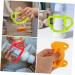 Vaguelly 4 Pcs Silicone Bottle Handle Milk Bottle Grips Bottle Grip Bottle Grip Milk Bottle Accessories Newborn Bottle Handle Silica Gel Silicone Soft Bottle 13.00X7.00X6.50CMx2pcs Assorted Colorx2pcs - Buy Online on GoSupps.com